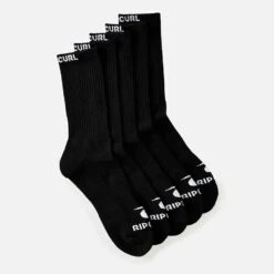 Rip Curl Men’s Brand Crew Sock – 5 Pack