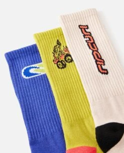 Rip Curl Retro Crew Sock 3 Pack -Rip Curl osi pimg 00gmso 8861 4