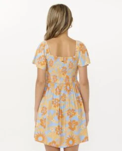 Rip Curl Sun Sol Shirred Dress – Girls (8-14 Years) -Rip Curl osi pimg 00pgdr 0030 2