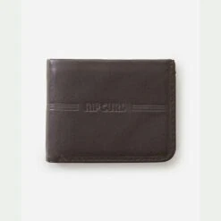 Rip Curl Brand Stripe RFID Protection 2 In 1 Wallet