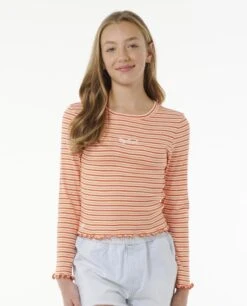 Rip Curl Summer Solsice Long Sleeve Rib – Girls (8-14 Years)