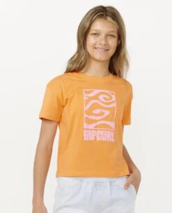 Rip Curl Sun Sol Logo Crop Tee – Girl (8-14 Years)