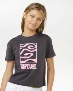 Rip Curl Sun Sol Logo Crop Tee – Girl (8-14 Years) -Rip Curl osi pimg 03ngte 8264 10