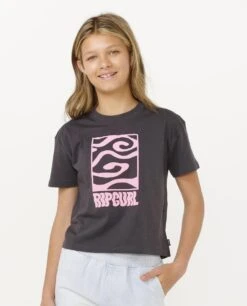Rip Curl Sun Sol Logo Crop Tee – Girl (8-14 Years) -Rip Curl osi pimg 03ngte 8264 11