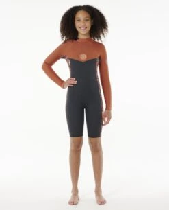Rip Curl Girls Dawn Patrol 2MM Back Zip Long Sleeve Springsuit -Rip Curl osi pimg 116gsp 0530 3