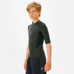 Rip Curl Waves Short Sleeve Rash Vest-Boy 6 Rip Curl Waves Short Sleeve Rash Vest-Boy -Rip Curl osi pimg 11bbrv 3442 2