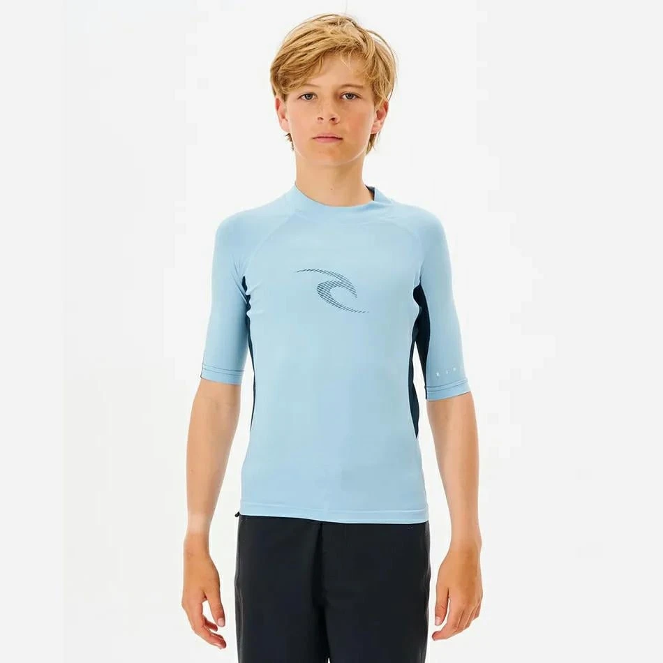 Rip Curl Waves Short Sleeve Rash Vest-Boy 4 Rip Curl Waves Short Sleeve Rash Vest-Boy - Image 4