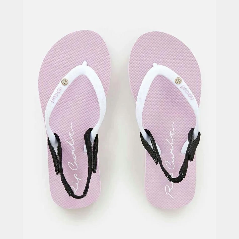 Rip Curl Script Wave Bloom Open Toe Girls Sandals 2 Rip Curl Script Wave Bloom Open Toe Girls Sandals - Image 2