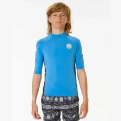 Rip Curl Icons UV Brushed Short Sleeve Rash Vest – Boys (8-16 Years) -Rip Curl osi pimg 11zbrv 8006 3