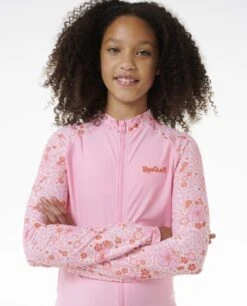Rip Curl Summer Solstice Long Sleeve Rash Vest – Girls (8-16 Years) -Rip Curl osi pimg 12ygrv 4067 4