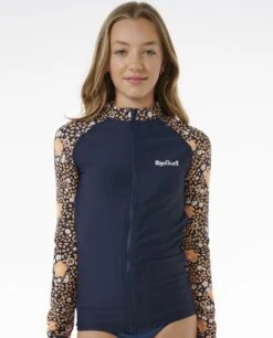 Rip Curl Summer Solstice Long Sleeve Rash Vest – Girls (8-16 Years) -Rip Curl osi pimg 12ygrv 9741 10