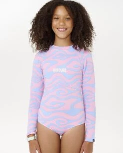 Rip Curl Cosmic Upf Long Sleeve Surf Suit – Girl (8-14 Years) -Rip Curl osi pimg 137grv 8962 4