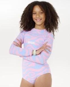 Rip Curl Cosmic Upf Long Sleeve Surf Suit – Girl (8-14 Years) -Rip Curl osi pimg 137grv 8962 5