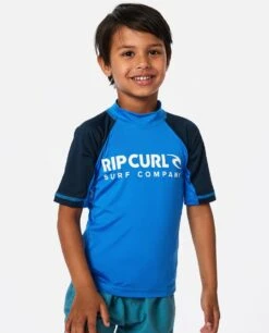 Rip Curl Shock Upf Short Sleeve Rash Vest – Boys (1-8 Years) -Rip Curl osi pimg tngtrv 8006 7