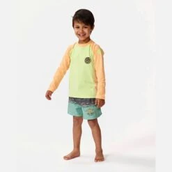 Rip Curl Icons UV Brushed Long Sleeve Rash Vest – Boys (1-8 Years)